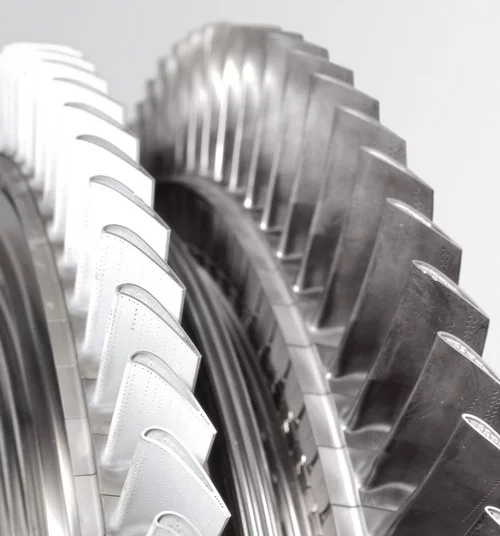 Turbine blades need to be designed to precise specifications (Photo: GE Power & Water)