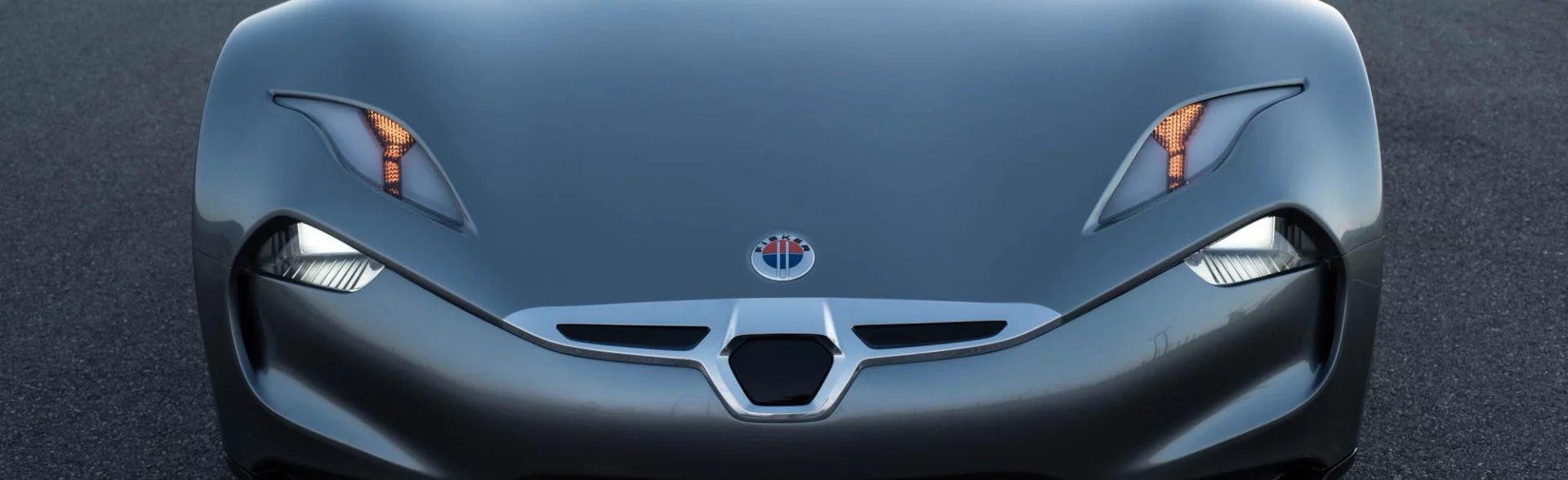 No need for a conventional grille, so Fisker has designed the front around the LIDAR