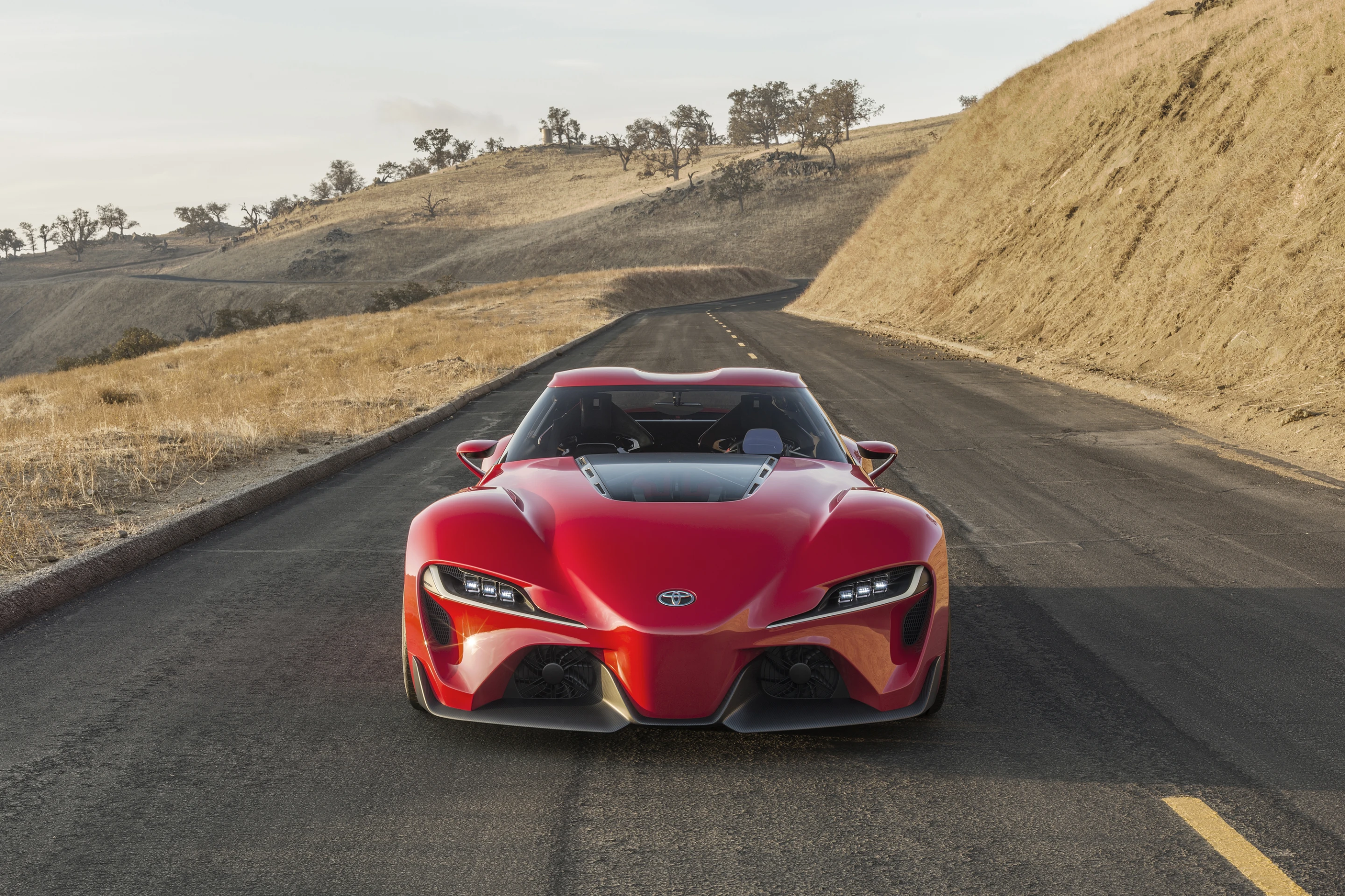 The FT-1 snacks on some asphalt