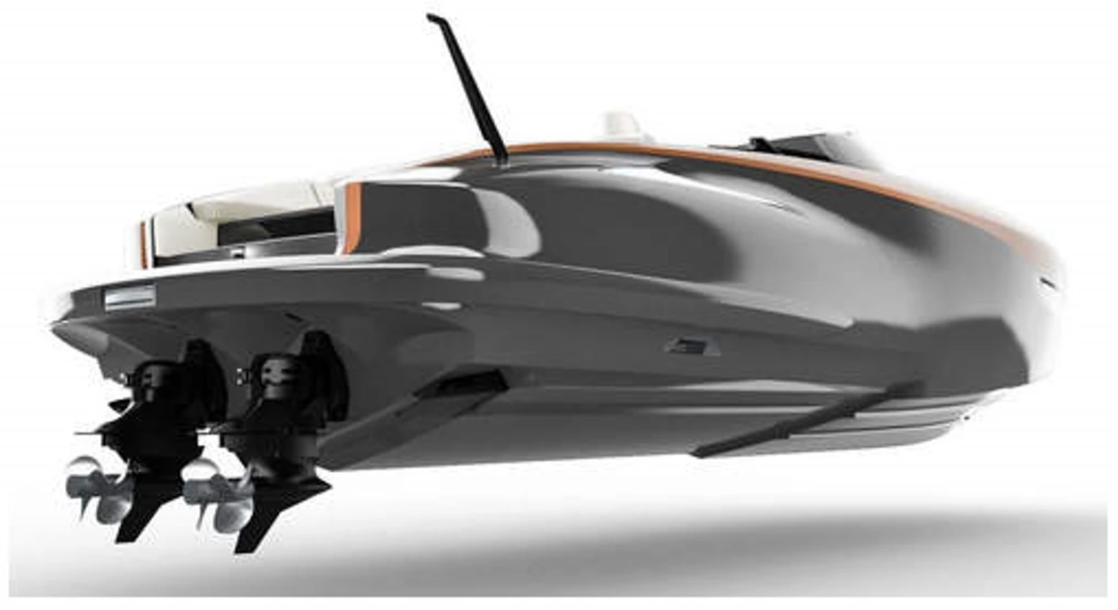 The Lexus Sport Yacht Concept is powered by two V8 engines