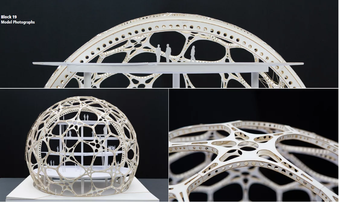 Models of the spheres (Image: NBBJ)