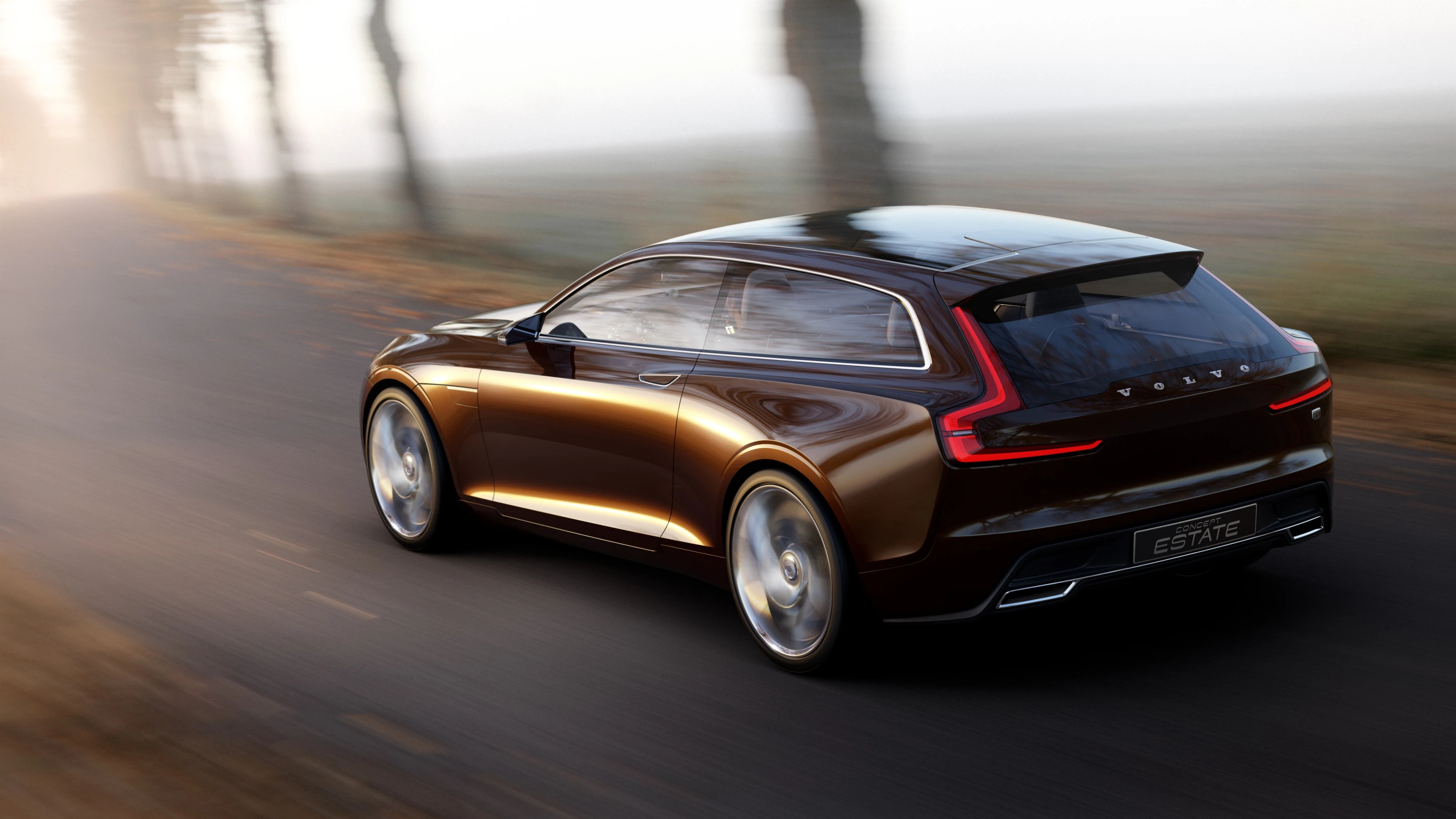 Beautifully proportioned, the concept’s decreasing roofline, low hoodline, short forward overhangs, fluid waistline treatments and narrowing cabin make for one stunning wagon