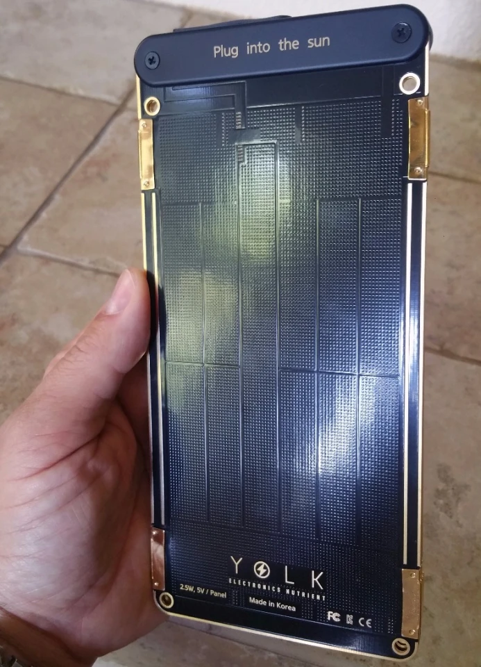 Solar Paper's base unit is capable of delivering up to 5 V / 500 mA, or 2.5 W of output