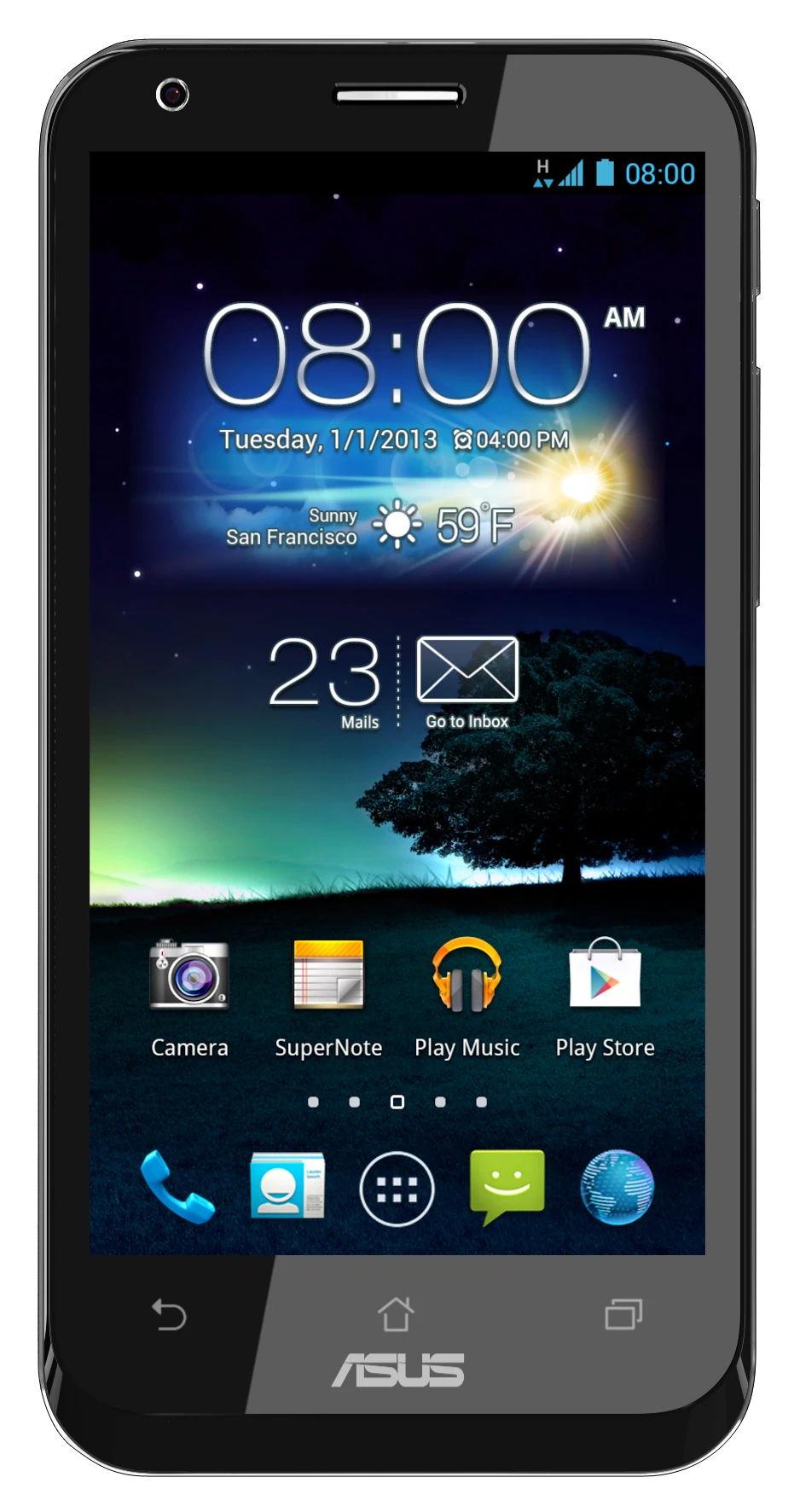 The Padfone 2 weighs in at 135 g (4.8 oz)