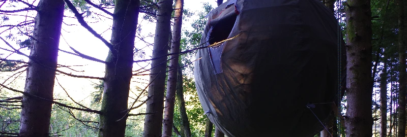 A standard Tree Tent with rigging starts at £8,000 (almost US$13,000) plus taxes