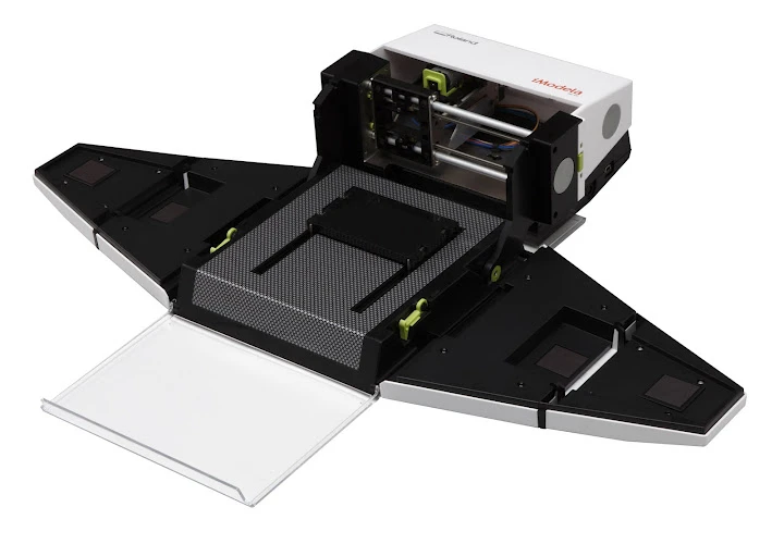 iModela can create a 3D product from common crafting materials like plastic, balsa wood, wax, or foam