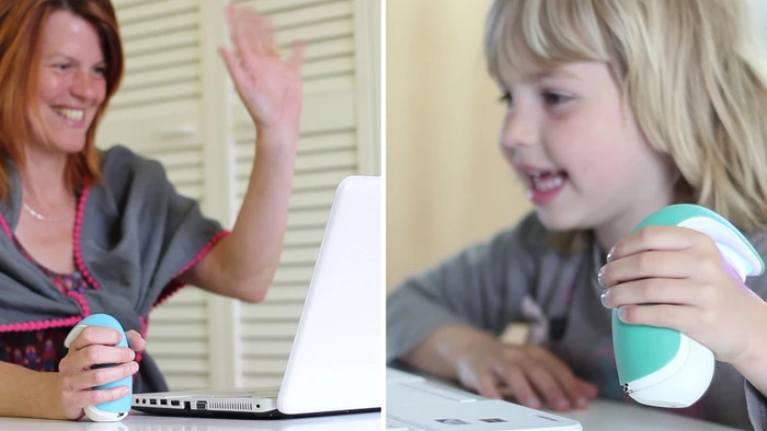 Frebble allows people to simulate touch from afar