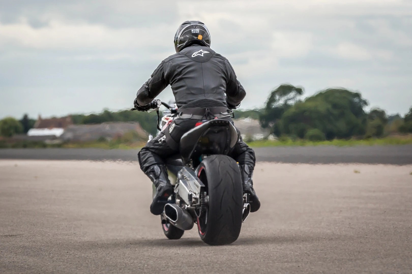 This motorcycle eats up expensive rear tires for breakfast
