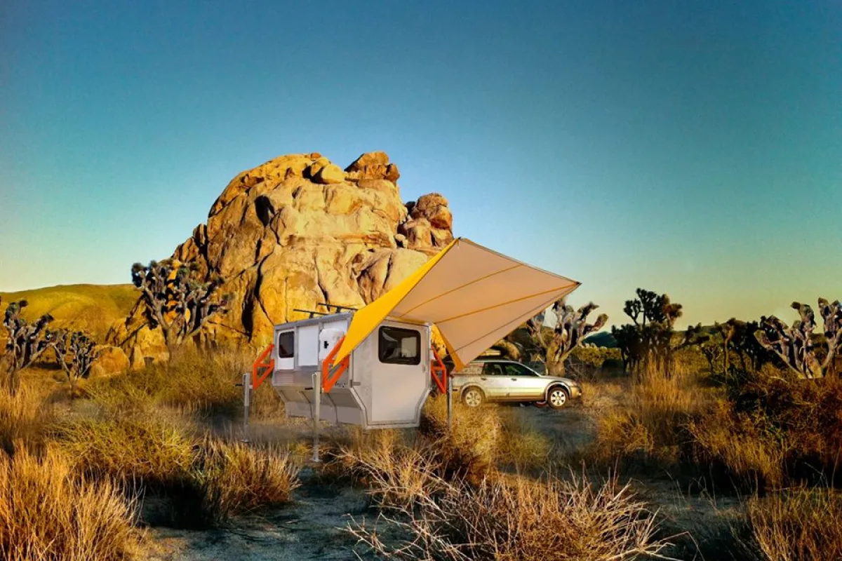 A Photoshopped rendering of the Firefly in beautiful Joshua Tree National Park
