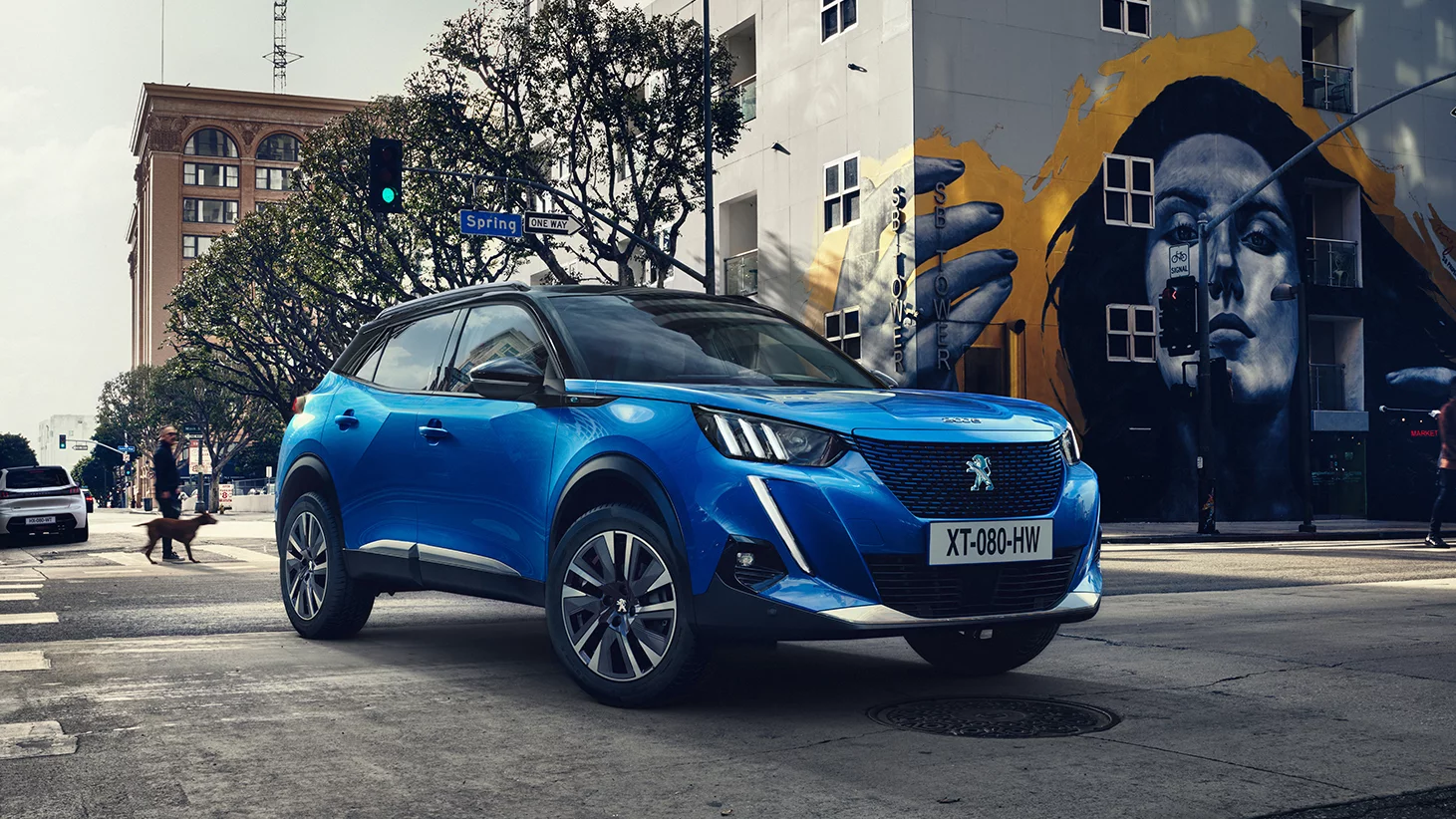 The e-2008 electric SUV is Peugeot's second all electric vehicle, producing 100kW (136 hp) from its electric motor and offering a 310 km (193 mile) range from its 50kWh battery pack