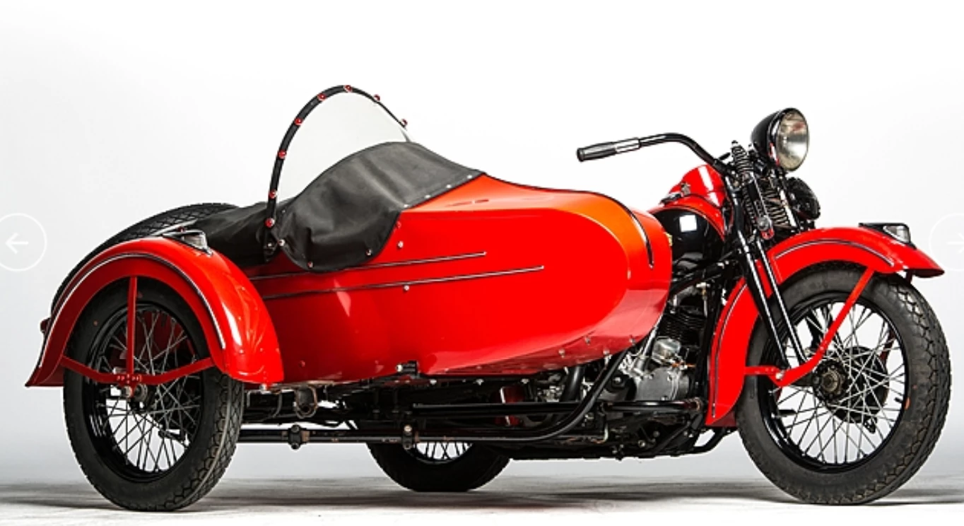 This 1939 Harley-Davidson EL With Sidecar (Lot S43) is estimated to fetch between $65,000 and $95,000