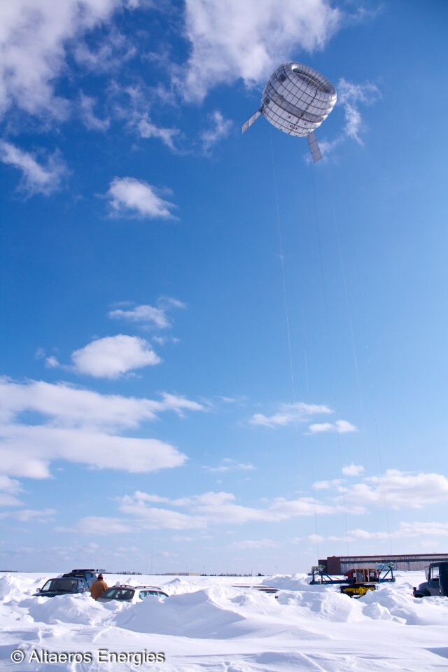 The Buoyant Air Turbine, from Altaeros Energies