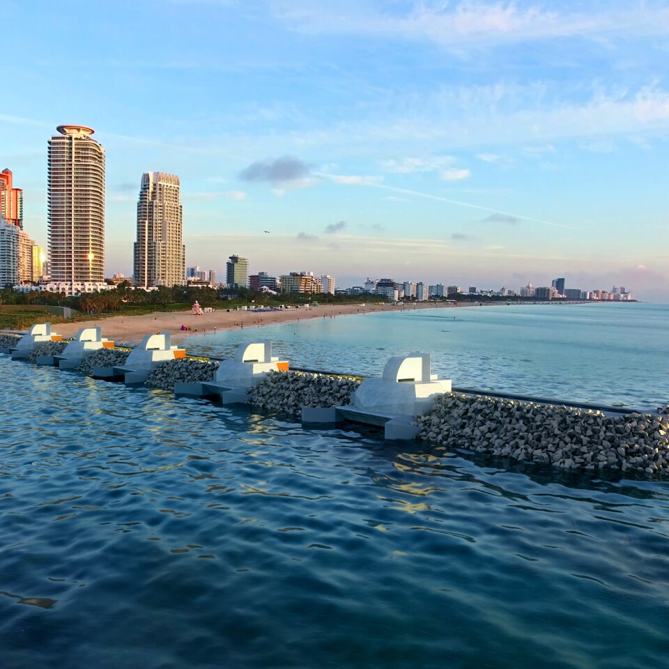 The UniWave can turn erosion protection projects into clean power sources