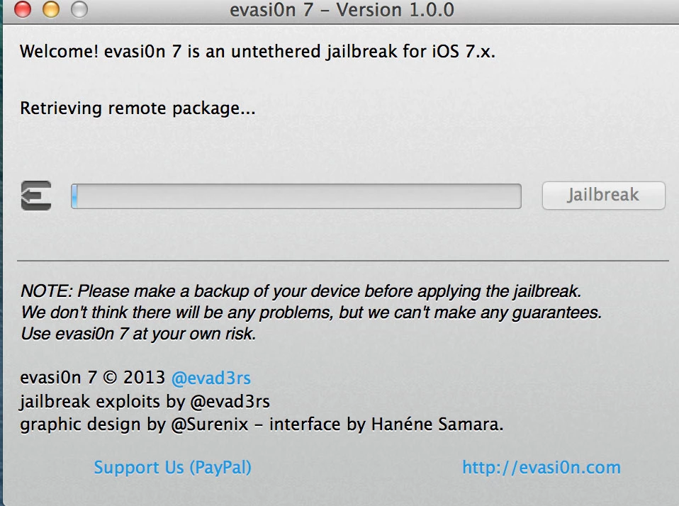 After hitting "jailbreak," most of the process is automated from that point on