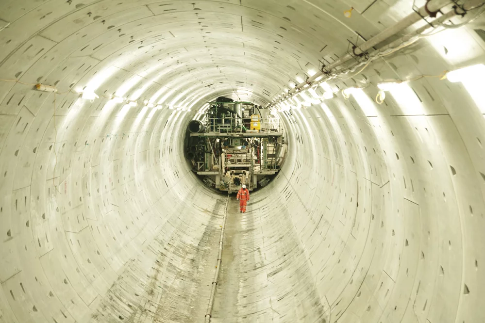 The Thames Tideway Tunnel will connect to the Lee Tunnel, which is already under construction