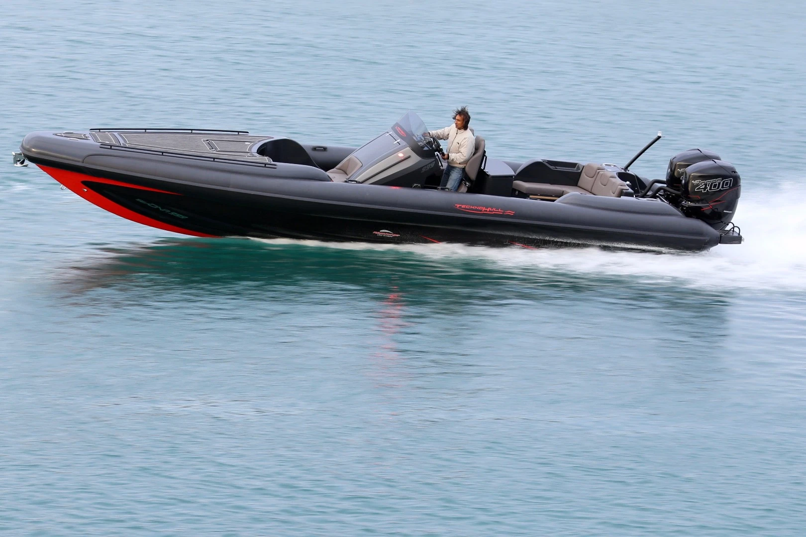 Technohull will sell you a Sea DNA with a compact cabin and bathroom in the bow