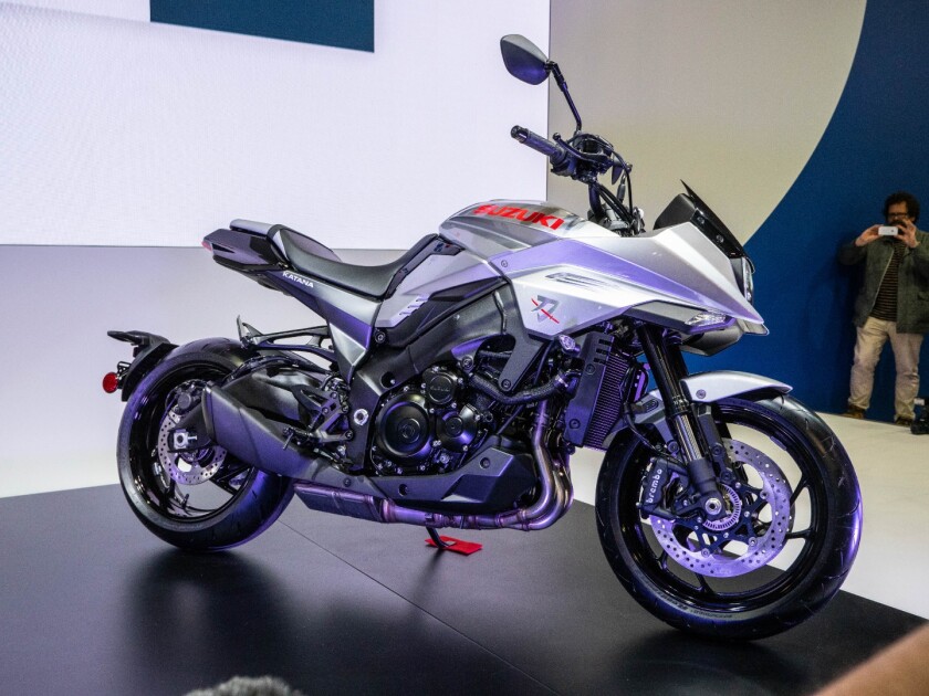 Suzuki reveals the 2019 Katana at Intermot 2018 in Cologne, Germany