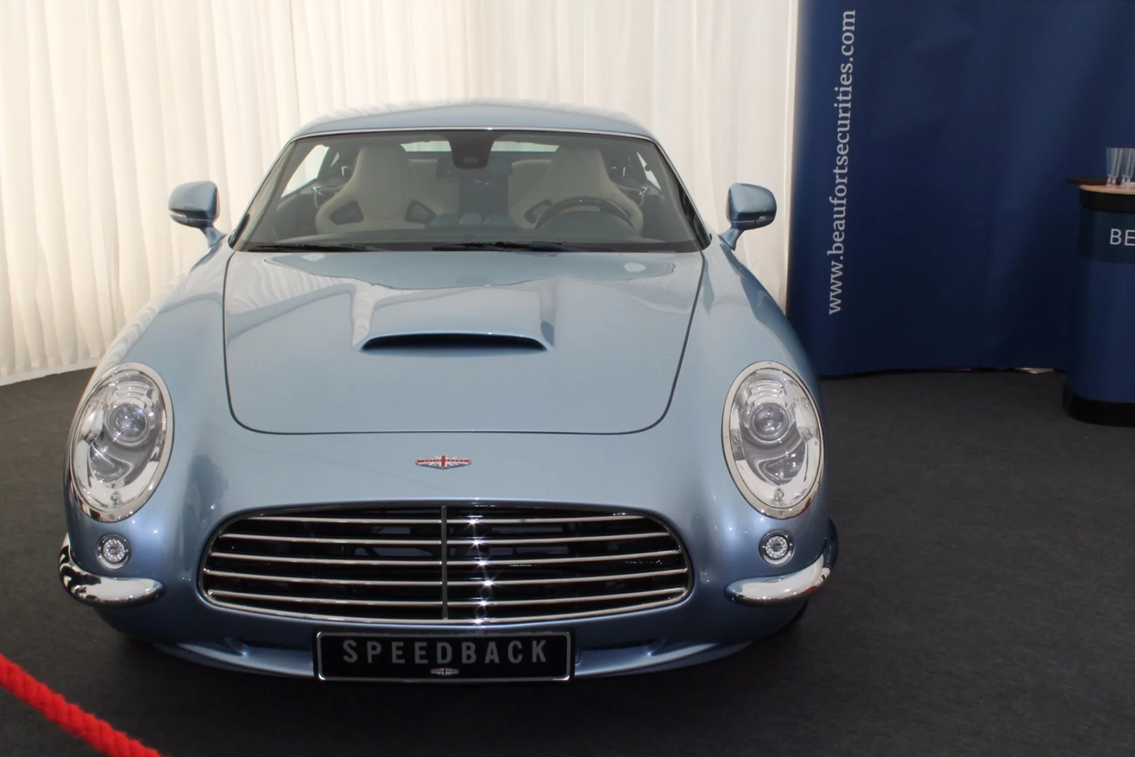 Among the features of the David Brown Speedback GT are a retractable picnic bench and a pillarless roofline