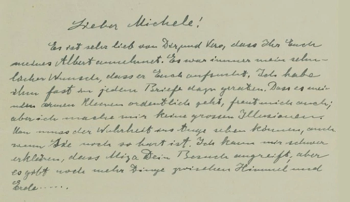 In this letter, dated December 1916, Albert Einstein discusses the cosmological constant, a concept equal to the energy density of the vacuum of space. The concept of a static universe was the accepted view at the time and Einstein later abandoned the concept after Hubble's 1929 discovery that the universe is expanding. The letter sold for $377,635 (GBP £293,000) at a Christies auction on July 12, 2017