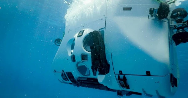 The Triton 36000/2 in the water