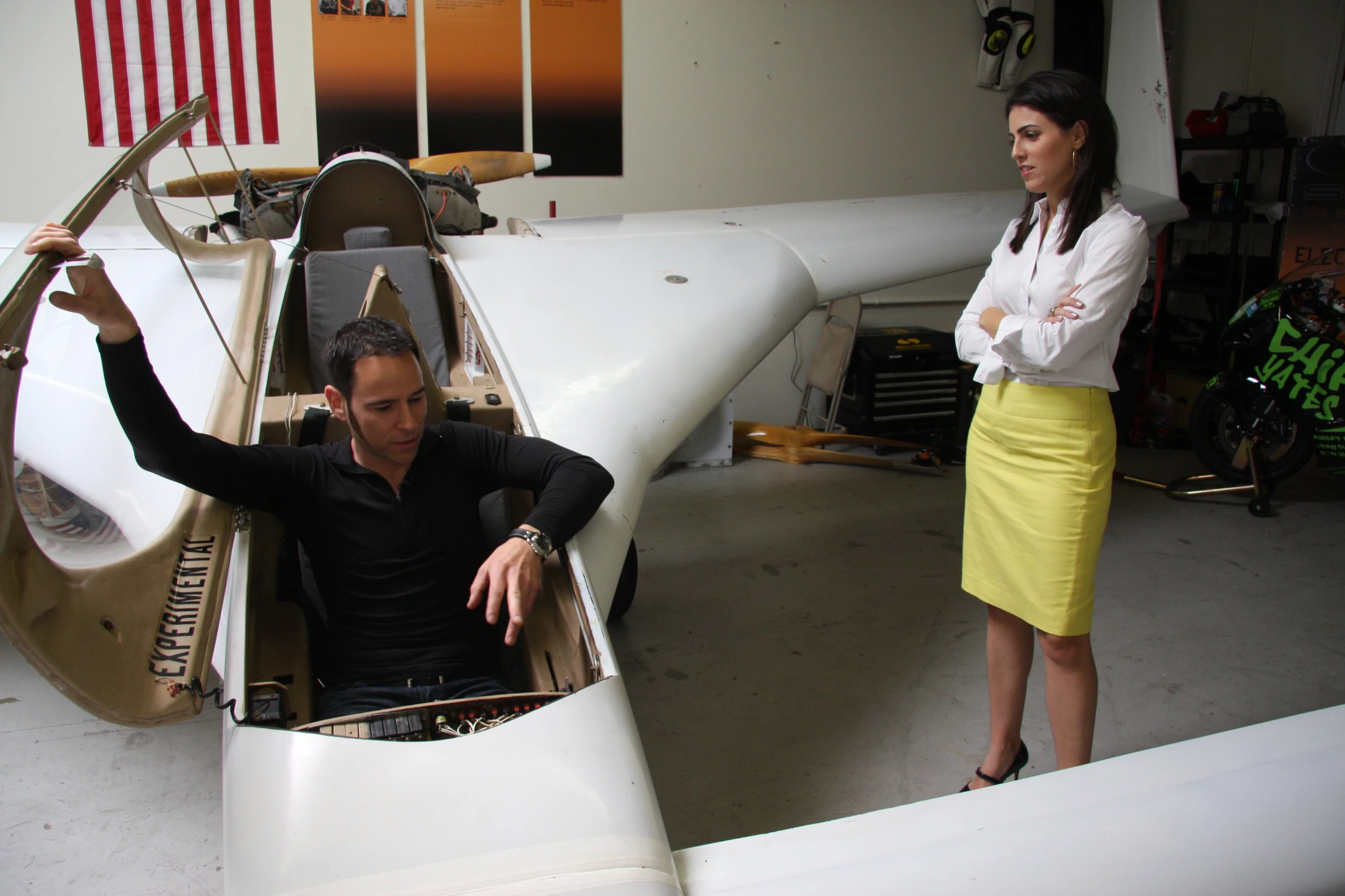 Chip Yates being interviewed for CBS recently