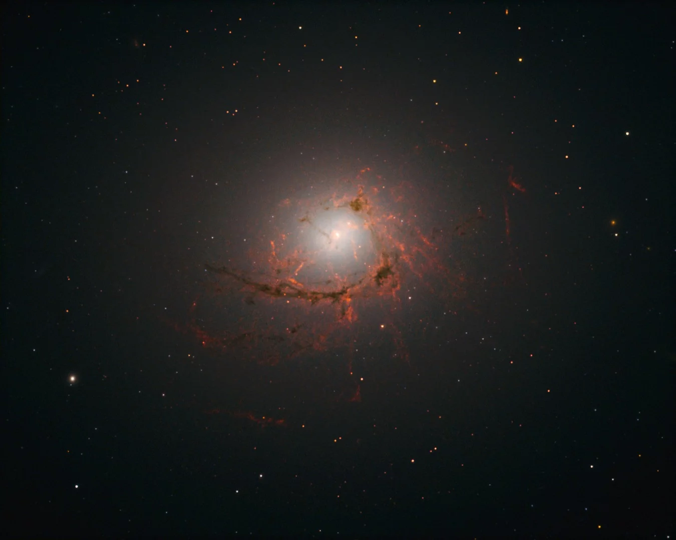 NGC 4696, the largest galaxy in the Centaurus Cluster