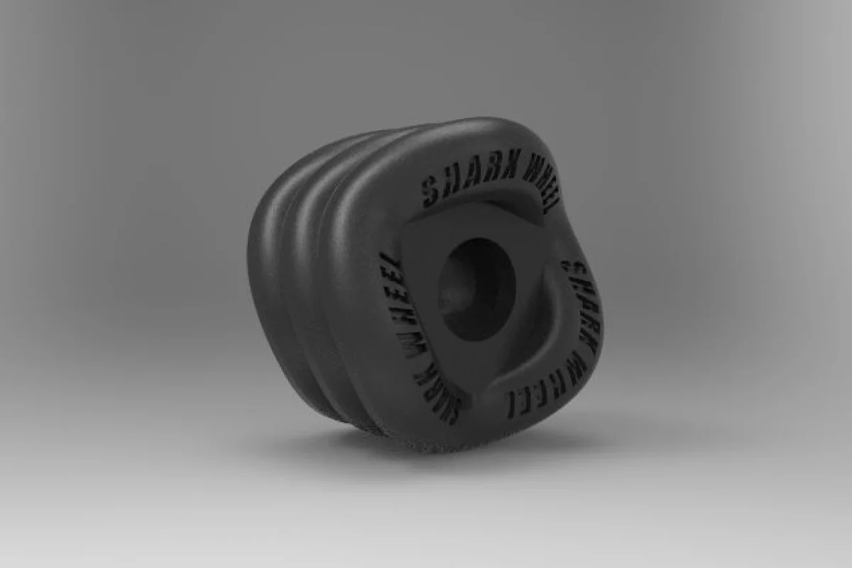 The Shark Wheel literally reinvents the skateboard wheel