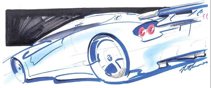 An early design sketch for the JP1