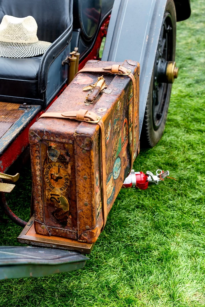 The Mercer even comes with a spot for your luggage