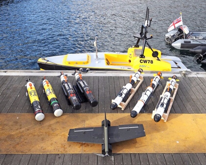 Unmanned Warrior tested autonomous systems in the sky, on the surface, and underwater