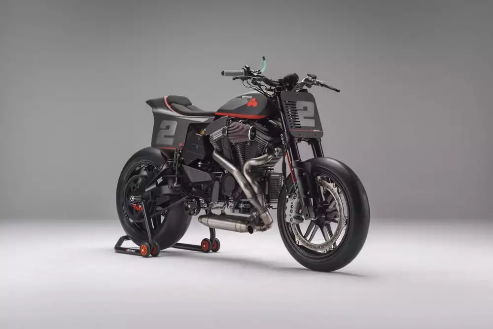Bottpower XR1R: 150kg, 150 horsepower reimagining of the Buell XB12 as a flat tracker