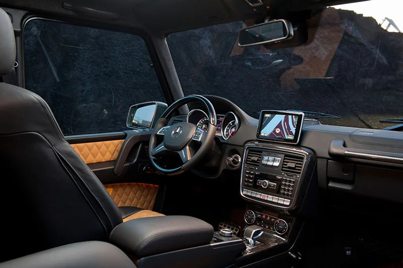 The 2012 Mercedes-Benz AMG G63 interior