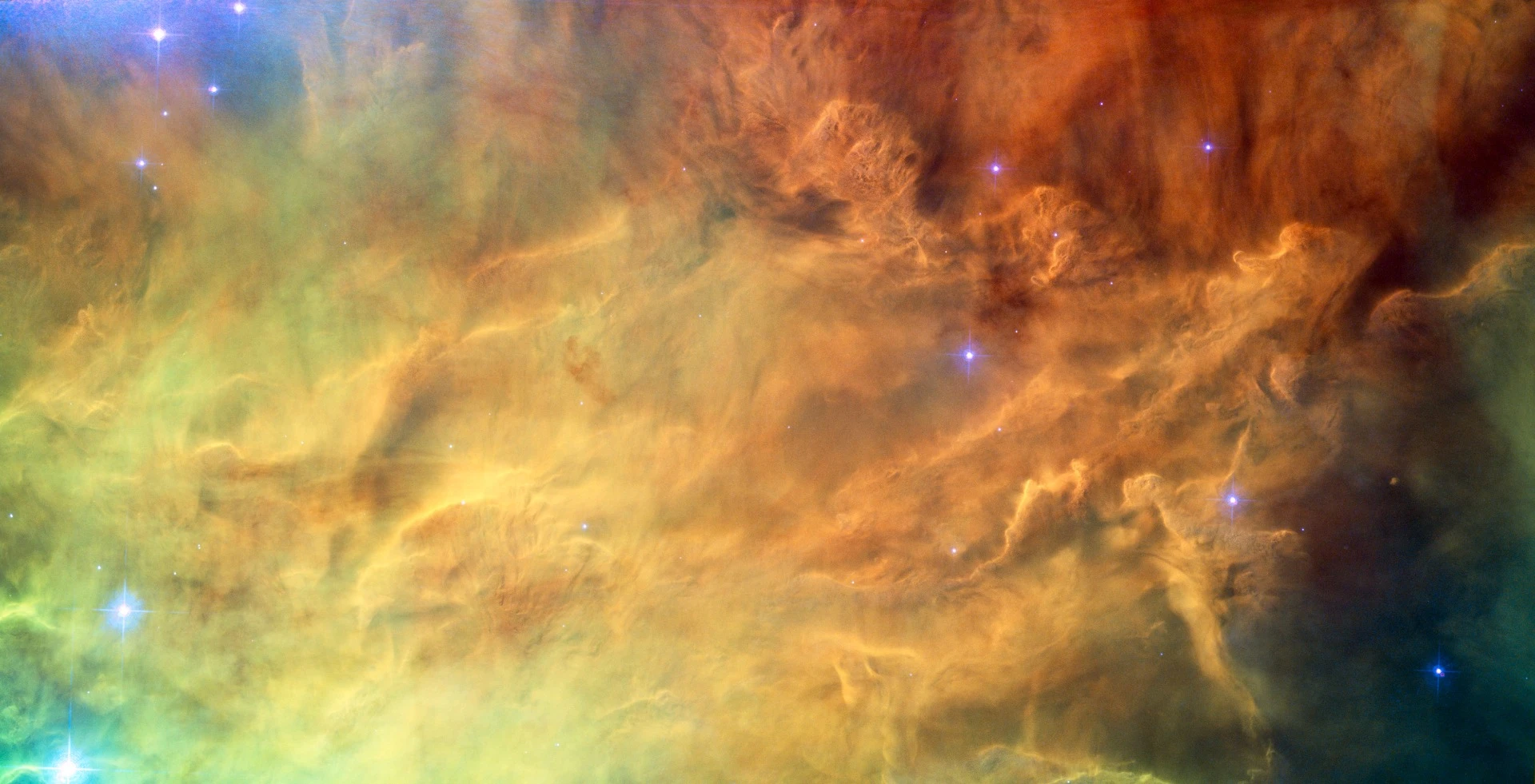 The Lagoon Nebula, as captured by the Hubble Space Telescope