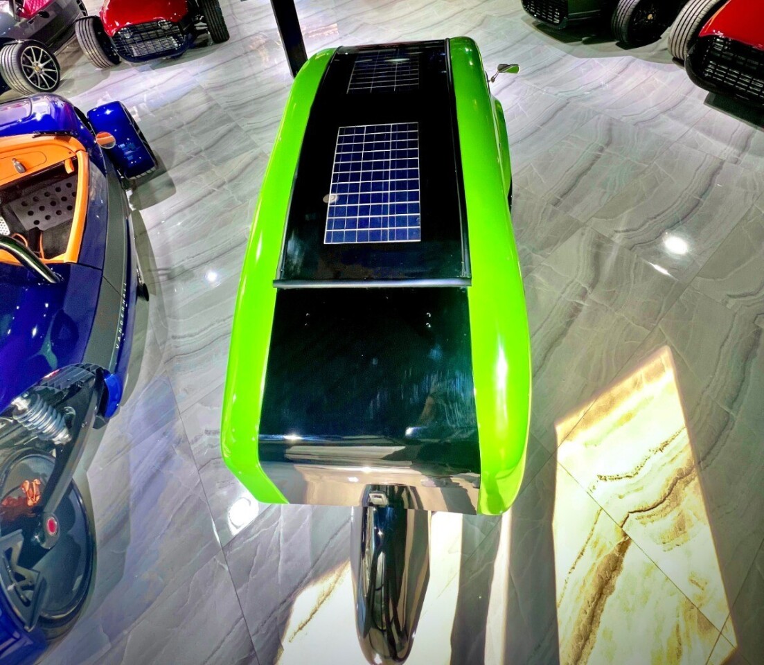 The PEBL 2.0's optional rooftop solar panel