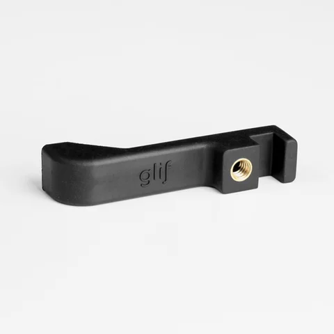 The Glif offers a simple and easy mount for your iPhone, to be used to connect to a tripod or as a propping mount for various functions