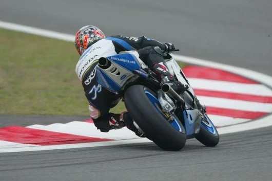 Jurgen van den Goorbergh made the most of his opportunity on the Konica Minolta Honda RC211V when Makoto Tamada broke his wrist.