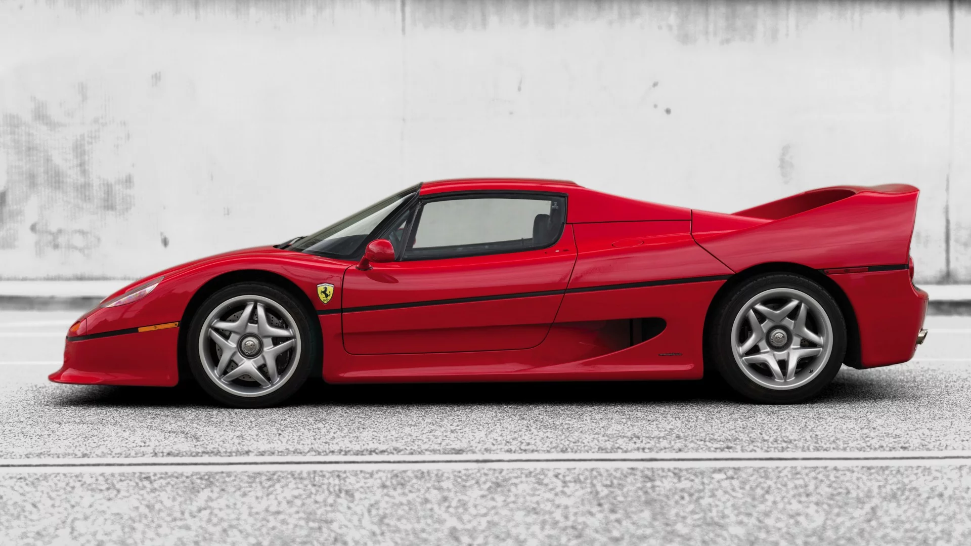 Lot 106, 1995 Ferrari F50 was estimated to sell for between $1,600,000 and $2,000,000 and fetched $1,980,000, a new record price for an F50