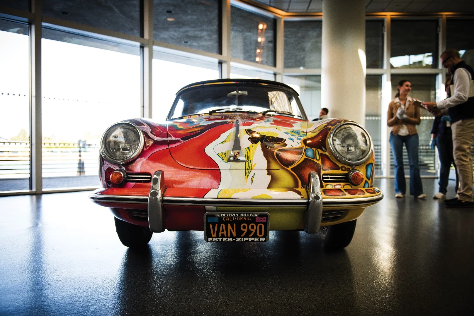 RM-Sotheby's has yet to put an estimate on Janis Joplin’s 1964 Porsche 356 C 1600 SC Cabriolet, and may not do so as it could quite possibly go the same way as the Lennon Roller which Sotheby's sold for ten times it's estimate in 1985. This car is a landmark piece of cultural memorabilia, as original and distinctive as it's owner.