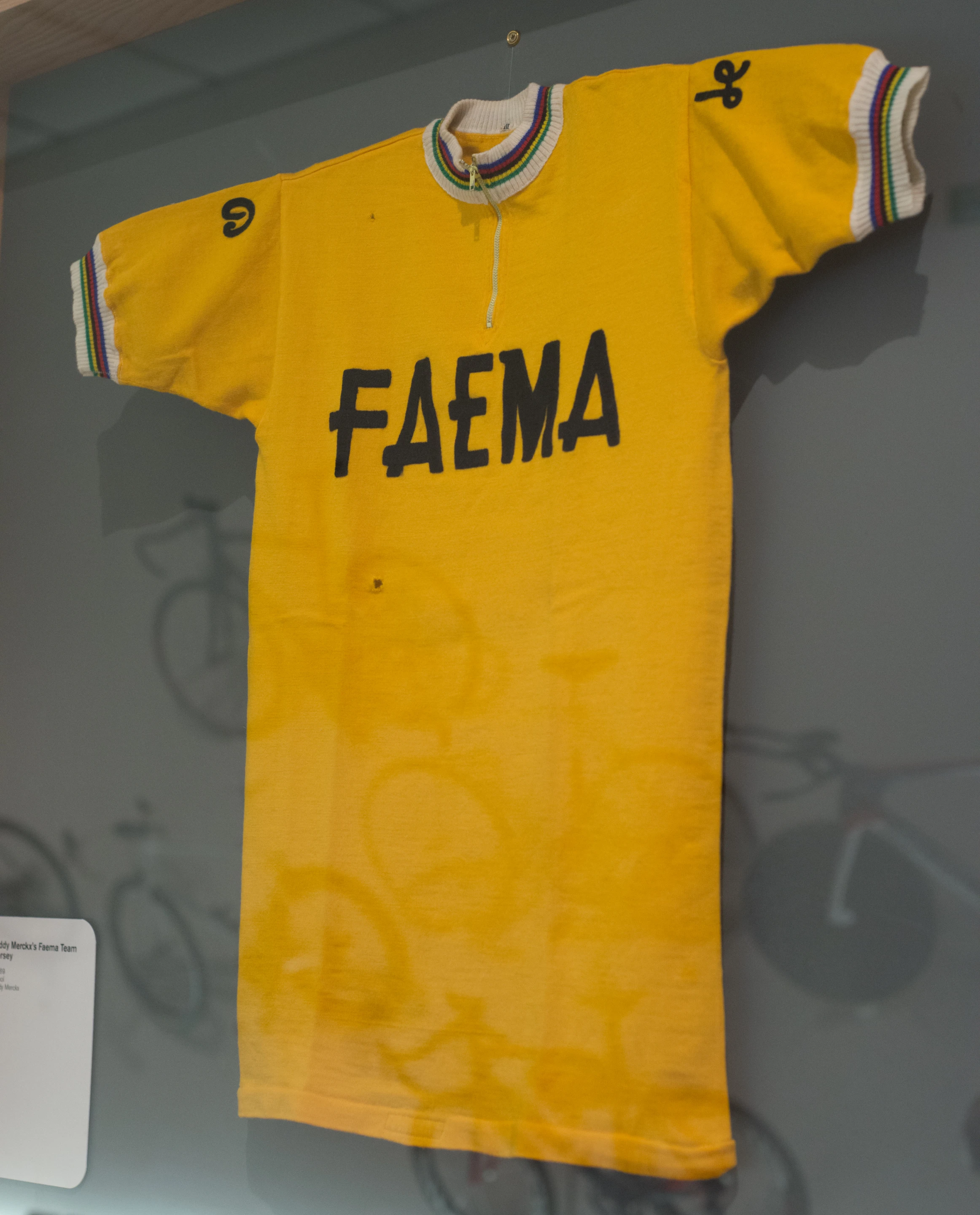 Eddy Merckx's Faema team jersey from 1969