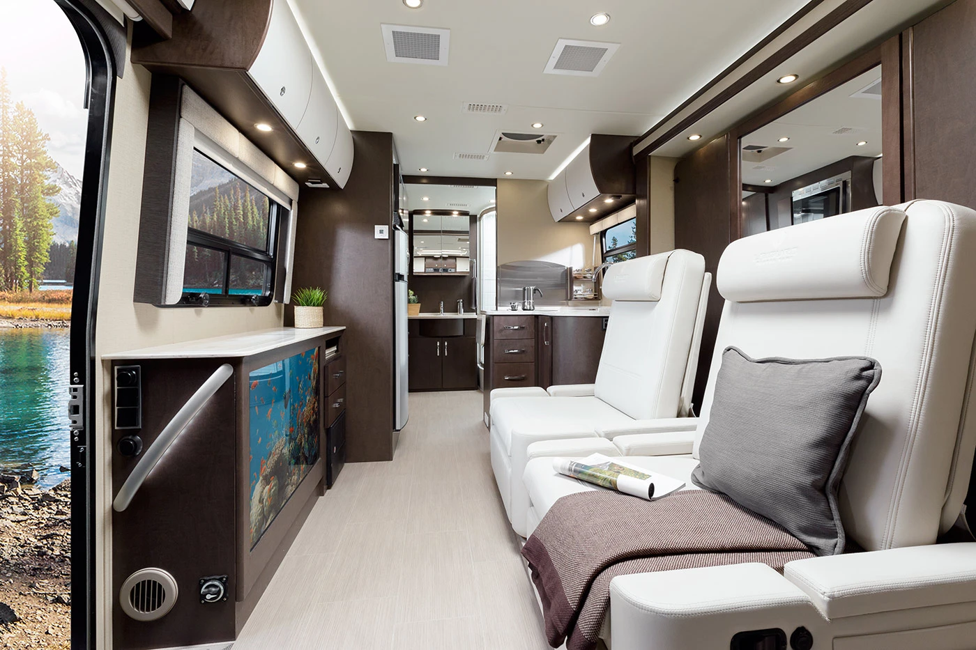 Inside the 2016 LTV Unity U24MB with Leisure Lounge Plus