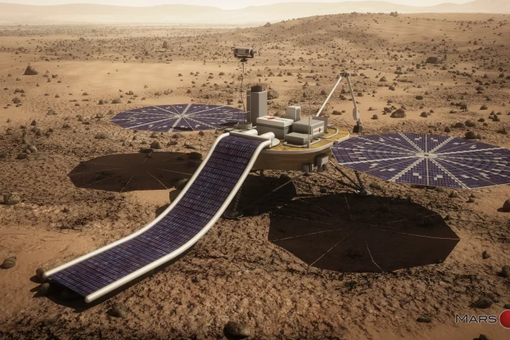 Artist's concept of the Mars One lander (Image: Lockheed Martin)