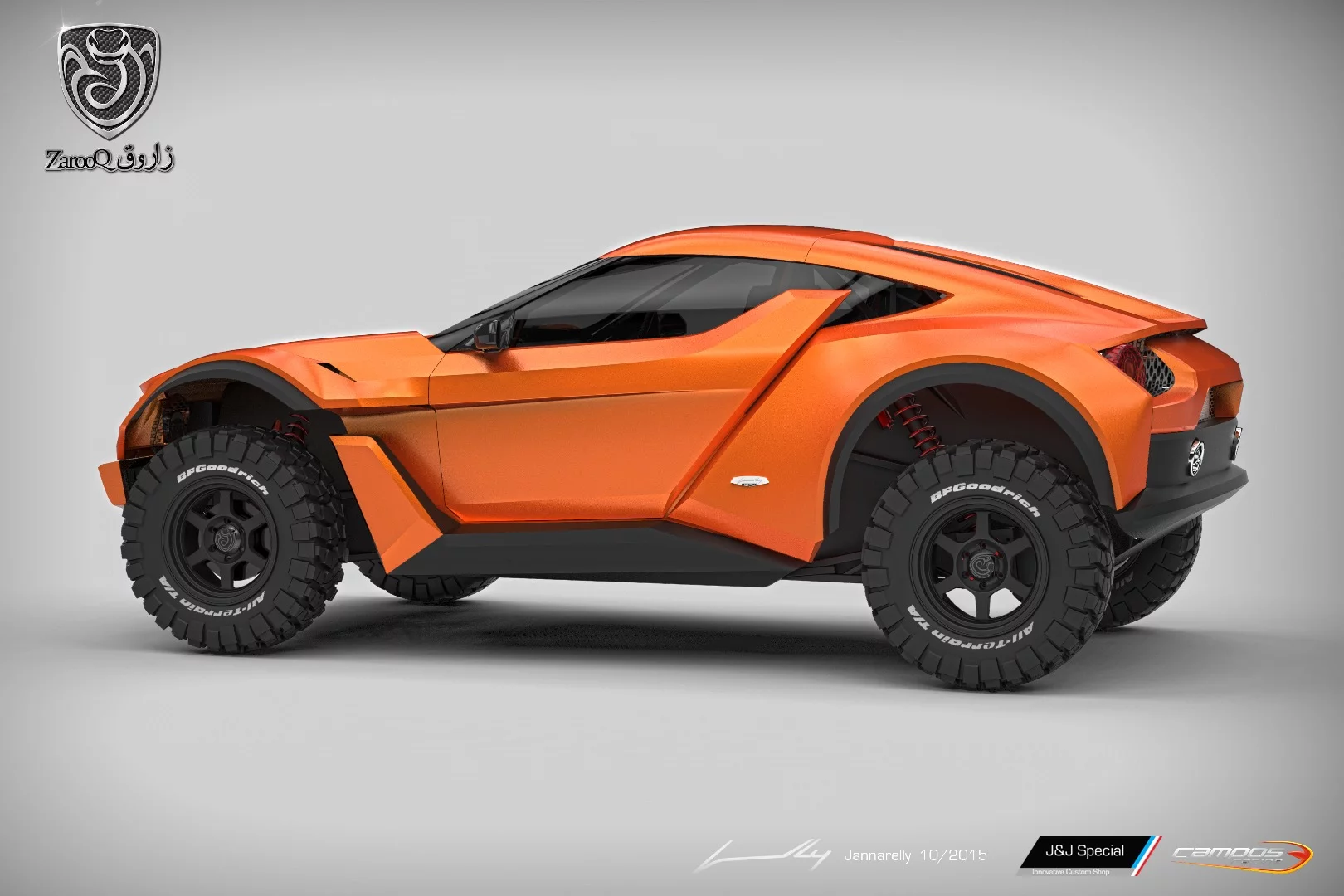 A very different look from W Motors' sports cars, but much the same aggression