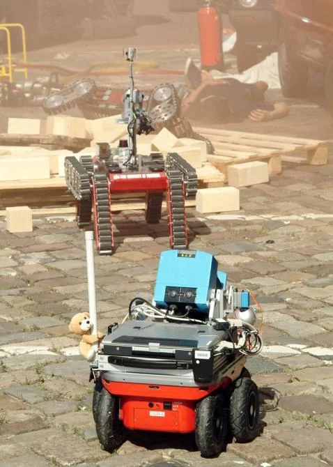 Robot assisted rescue,Photo Credit: Messe Bremen