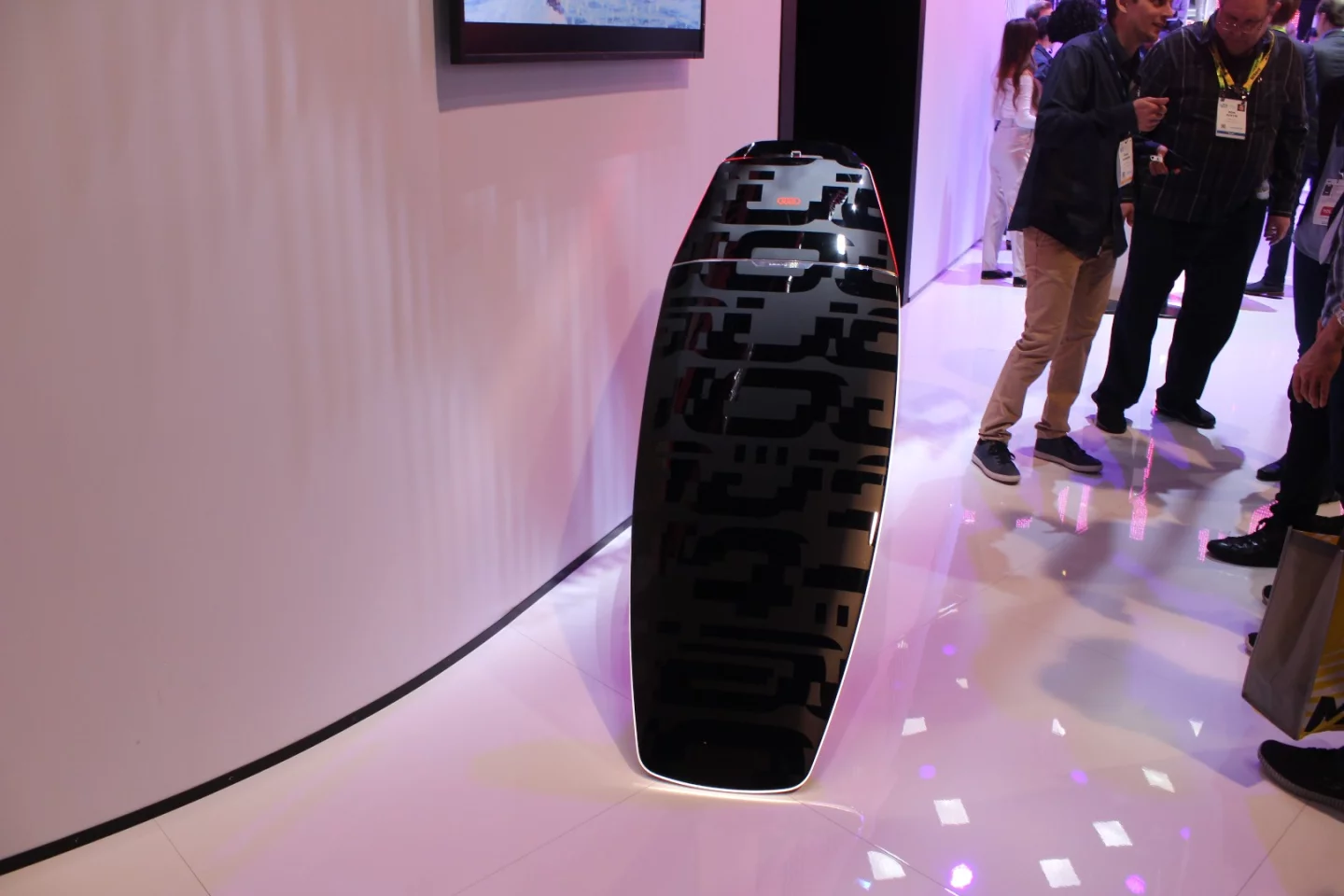 In addition to featuring a more advanced design than other electric foil boards, Audi's e-tron board looks more stylish and cutting edge, too