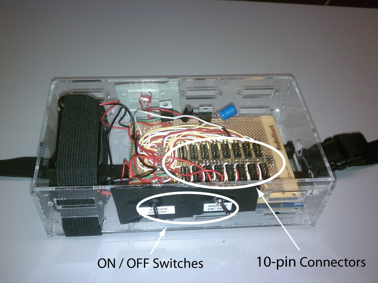 Much like radar, the sensors send pulses and then listen for the reflections, while the controller box ensures there is no interference between the various sensors