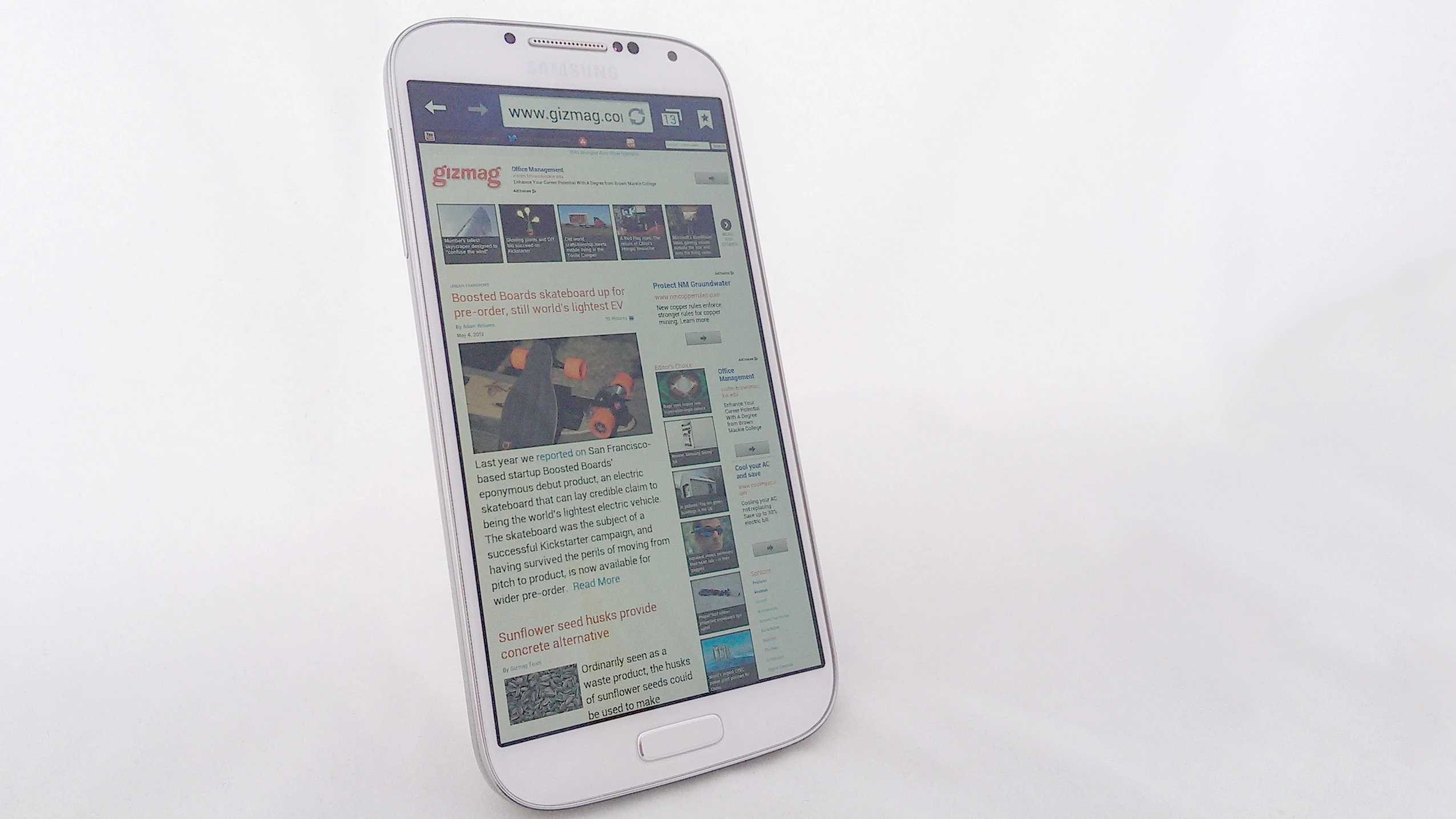Samsung has made a huge phone feel not as huge