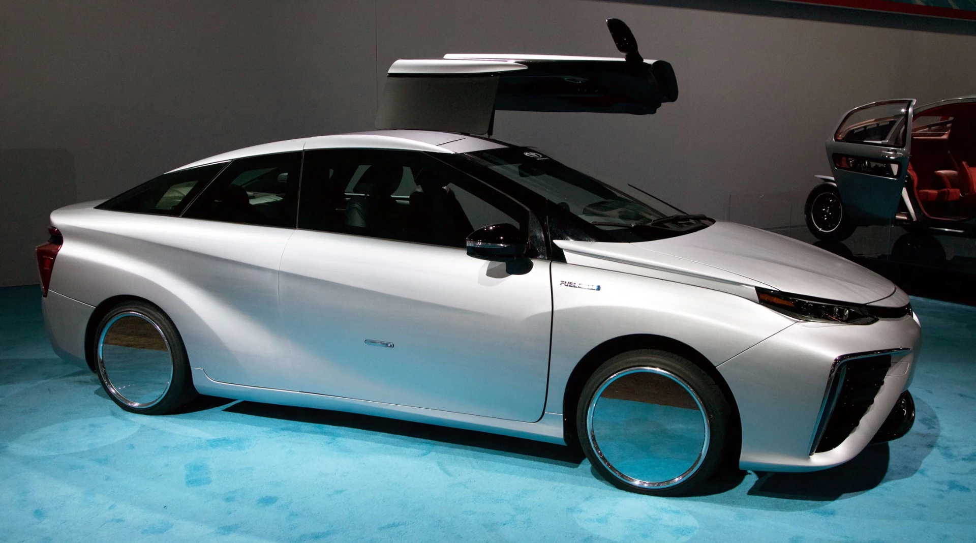 This hydrogen Mirai was designed to celebrate 'Back to the Future' day