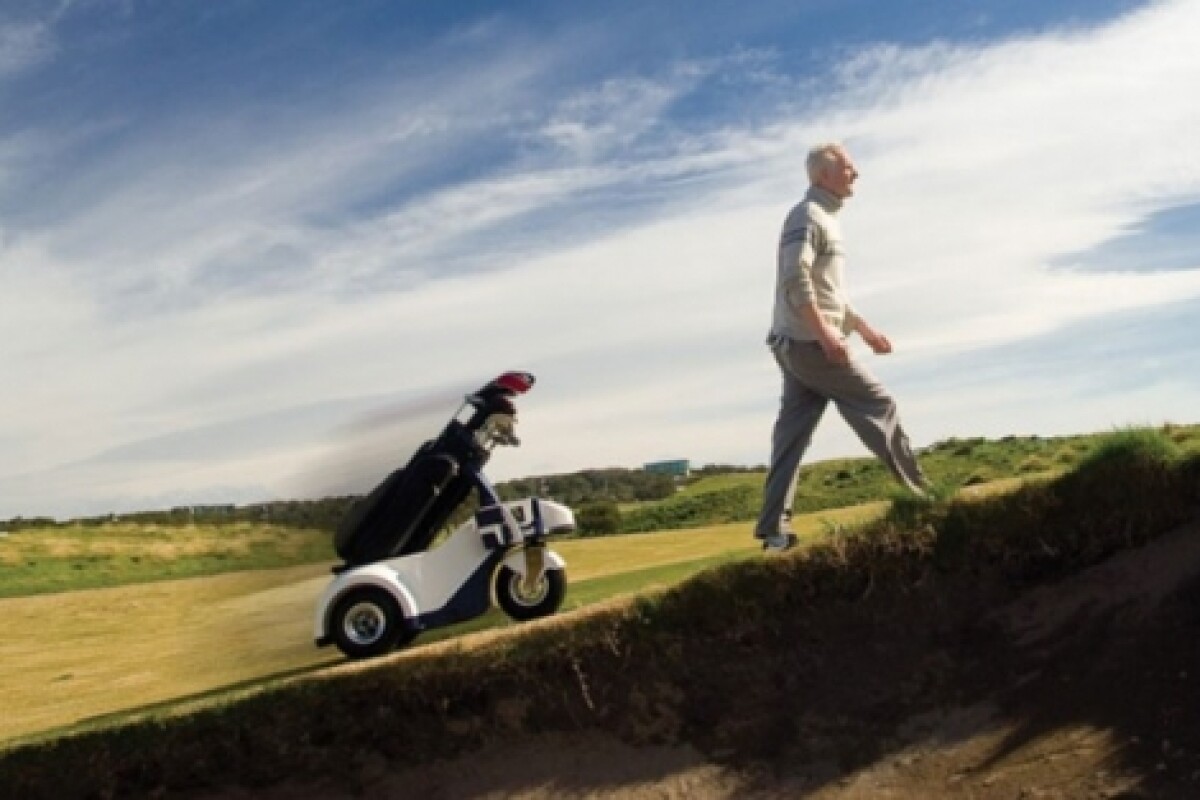 The fully autonomous "follow me" golf caddy