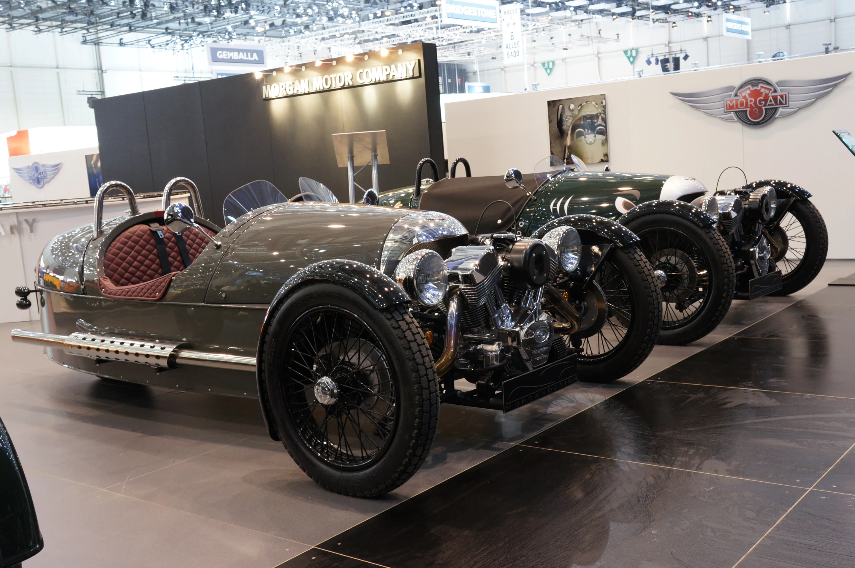Morgan's Cyclecar on show in Geneva earlier this week