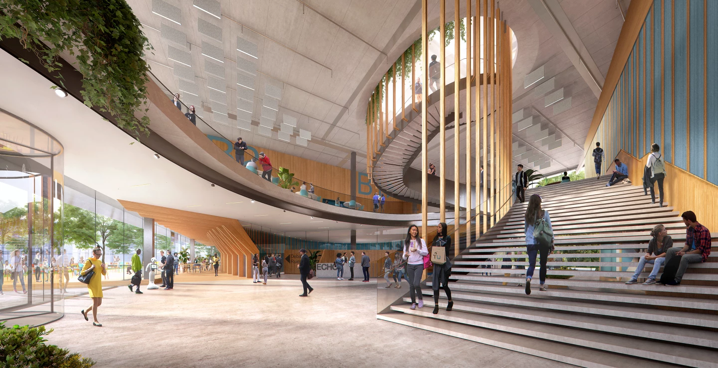 Echo's interior design will be enlivened by bamboo detailing